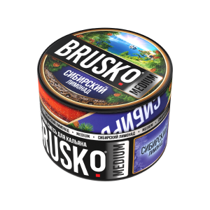 Табак Brusko Medium, 50гр "Сибирский лимонад"